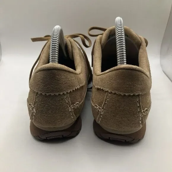 NEW SKECHERS Shoe 8.5 BIKER RELAX FIT CONTAINED Suede LaceUp Comfort Sneaker (K) - Picture 4 of 12